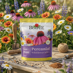 Burpee Wildflower 25,000 Bulk, 1 Bag, 18 Varieties of Non-Gmo Flower Seeds Polli