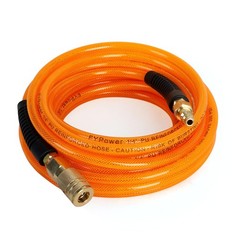 Air Compressor Hose 1/4 Inch x 25 Feet Flexeel Reinforced Polyurethane (PU) A…