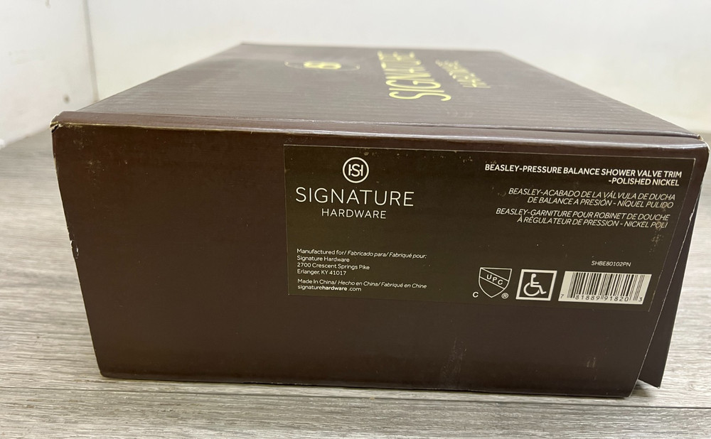 Signature Hardware SHBE80102PN Beasley Pressure Balanced Valve Trim