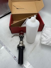 Pfister Soap Dispenser KSD-TDD Polished Nickel Sink Mount Bottle Pump