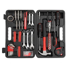 New 148 Pcs General Household Home Repair and Mechanic’s Hand Tool Kit Toolbox