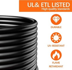 RV Extension Cord Power Cable 25/50 FT 50 AMP 90-Degree Twist Locking Cord