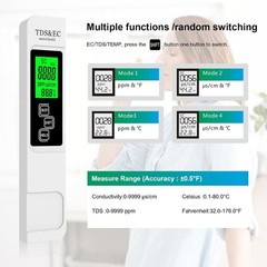 0-9990ppm 2PC TDS Meter Digital Tester Water Quality Testing Kits Drinking Water