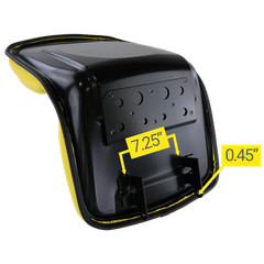 M803465 Yellow Vinyl Seat fits John Deere 856 3005 4005 670 770 790 870 955 970