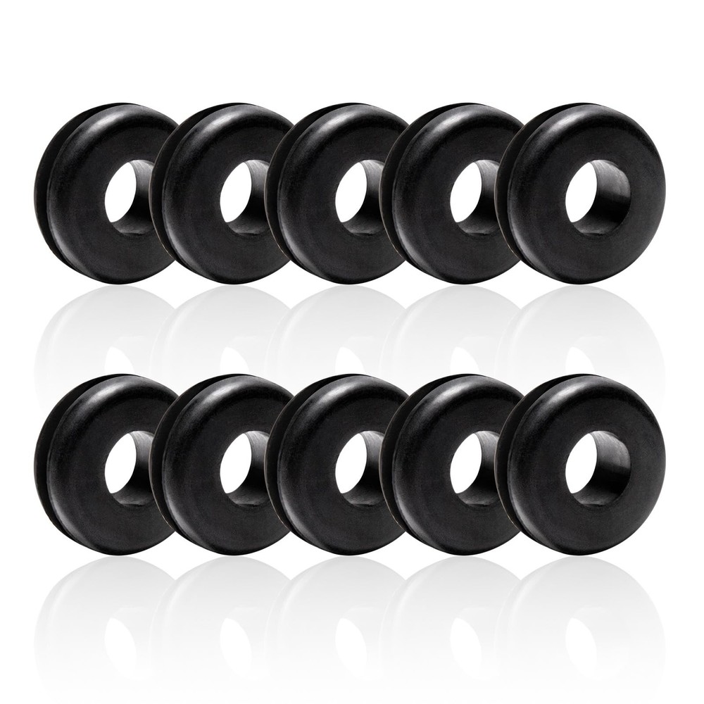 10 Pack Rubber Grommet Pressure Washer Nozzle Holder 7/8″ OD X 7/16″ ID Gasket