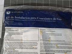 GE General Electric Gas Range & Dryer Installation Kit 48″ Stainless Steel