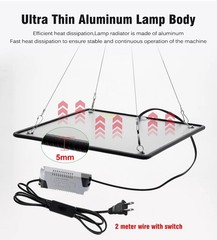 Grow Light 1200W Full Spectrum LED for Indoor Plant Growth 4×4 ft Coverage Area