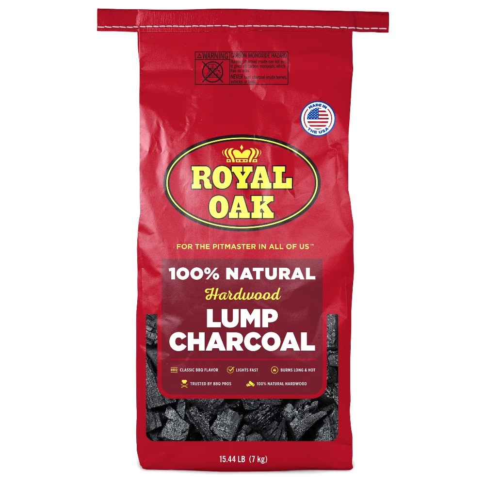 100% All Natural Hardwood Lump Charcoal 15.4 LBS