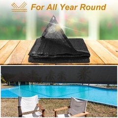 Shade Cloth Anti-Aging Sun Mesh UV Resistant Net Sunblock Plant Garden Tarp Mesh