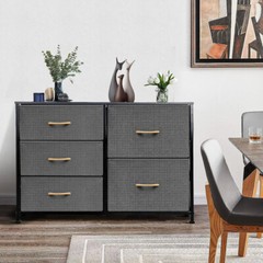 5 Drawer Dresser Storage Organizer Chest Tower Bedroom Living Room Closet
