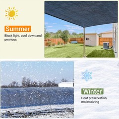 90% UV Resistant Shade Cloth Anti-Aging Sun Sunblock Plant Garden Tarp Net Mesh