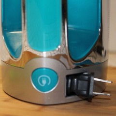Sunbeam Turbo Steam Master Prof Iron Silver/Blue Model GCSBSP-201 Retractable Co