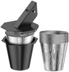 Upgraded Grease Bucket with Lid, Drip Bucket for Traeger, Pit Boss, Z Grills
