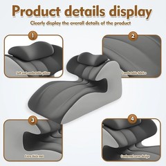 Sweet Spot Couple Pillow Couple Pillow Hip Pad Wedge Pillow Memory Foam 27°Angle