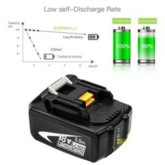 2 Pack For Makita 18V Battery 8.0AH Li-Ion BL1830 BL1850 BL1840 BL1860B LXT Tool