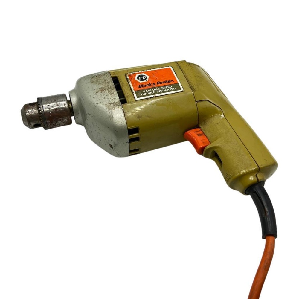 Black & Decker 7014 1/4″ Variable Speed Drill 120 Volts 50/60Hz 0-2500 RPM