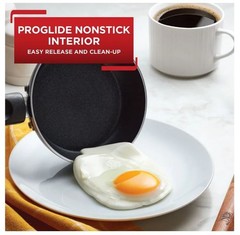 4.5 inch Black T-fal Easy Care Nonstick Cookware, Covered One Egg Wonder Fry Pan
