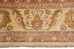 8.11 x 11.7 New Zigler Chobi Rug Beige Gold #F-4174