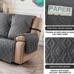 Waterproof Couch Cover for Reclining Couch 3 Seat Recliner Sofa Covers