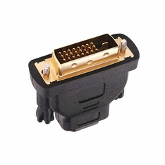 DVI-D Male (24+1 pin) to HDMI Female (19-pin) HD HDTV Monitor Display Adapter