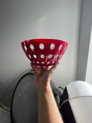 Set of 2 Giant 24.89cm 9.8” GUZZINI Le MURRINE Made in Italy LE MURRINE Bowls