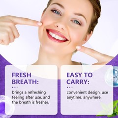 2Pcs Probiotic Oral Spray for Long-Lasting Freshness, Alcohol-Free Oral Spray…