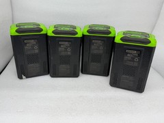 [LOT OF 4] GREENWORKS PRO [60BA08] ULTRAPOWER 60V 8.0AH BT BATTERY – [FOR PARTS]