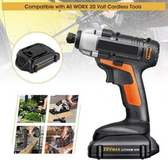 2PACK 8.0Ah For WORX 20V 8AH MAX Extend Lithium-Ion Battery WA3525 WA3575 WA3520