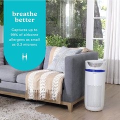 Homedics Total Clean Deluxe 5 in 1 UV Air Purifier – A-1461901-B