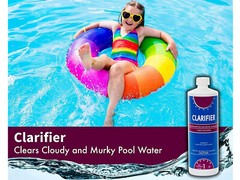 Swimming Pool Chemical Clarifier Strength – 32 oz Bottle – (Select Quantity)