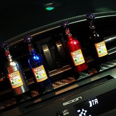 Car Air Freshener NOS Bottle Air Vent Aromatherapy Vent Clip Auto Fragrance USA