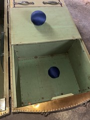 Antique C.A. Taylor Trunk Works Wardrobe Steamer Trunk – Chicago/NY