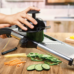 Mandoline Slicer for Kitchen Stainless Steel Food Chopper with Adjustable Blades