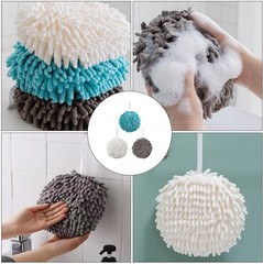 1pcs Random Hanging Chenille Absorbent Hand Towel Balls