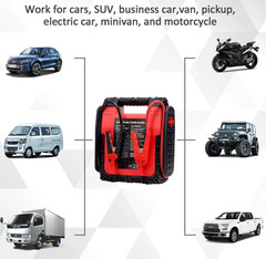 1800A Peak Car Jump Starter, 20000mAh Battery Booster for up to 6.5L Gas/5L D…