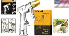 4 Adjustable Spray Patterns Metal Hose Nozzle – 100% Satisfaction Guaranteed
