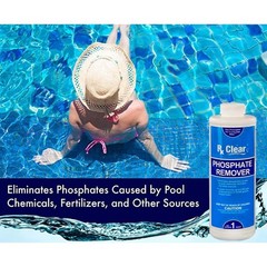 Rx Clear Swimming Pool Phosphate Chemical Remover Preventer – (Choose Quantity)