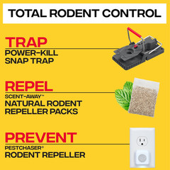 M144-2B Instant Power-Kill Easy Set Reusable Rat Trap – 2 Traps