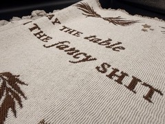 RARE Taylor Swift Tolerate It Woven Table Runner Official Evermore Holiday Merch
