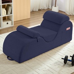 Zafly Yoga Chaise Lounge Indoor, Yoga Chaise, Ergonomic Reading Chair for Adults