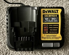 NEW DeWalt 4 Amp Battery Charger 12V & 20V Volt MAX Li Ion Model DCB1104