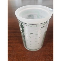 Unbranded Measuring Cup Kitchen 1 Cup Clear Excellent Glass Liquid Measure Lid