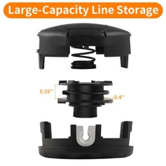 Universal Speed Feed Line Trimmer Head Weed Eater Trimmer For Husqvarna For Echo