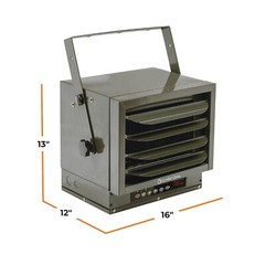 Comfort Zone 7,500 Watt, 240 Volt Industrial Ceiling Mounted Heater with Remote