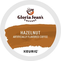 Gloria Jean’s Hazelnut Coffee, Keurig K-Cup Pod, Medium Roast, 24 Count