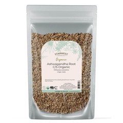 Starwest Botanicals Organic Ashwagandha Root – Dried Herb 4 Ounce (Pack of 1)