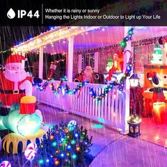 Multicolor 500LED Christmas String Lights 164ft Christmas Lights Waterproof