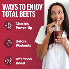 Total Beets Delicious Superfood Powder with Nitrates to Support a Healthy Heart,