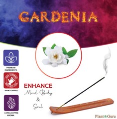 GARDENIA Incense Sticks 7″ Bulk Pack Wholesale Hand Dipped Lot
