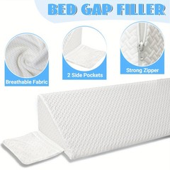 Full Size Bed Wedge Pillow for Headboard/Bed Wedge Gap Filler/Mattress Gap Plug